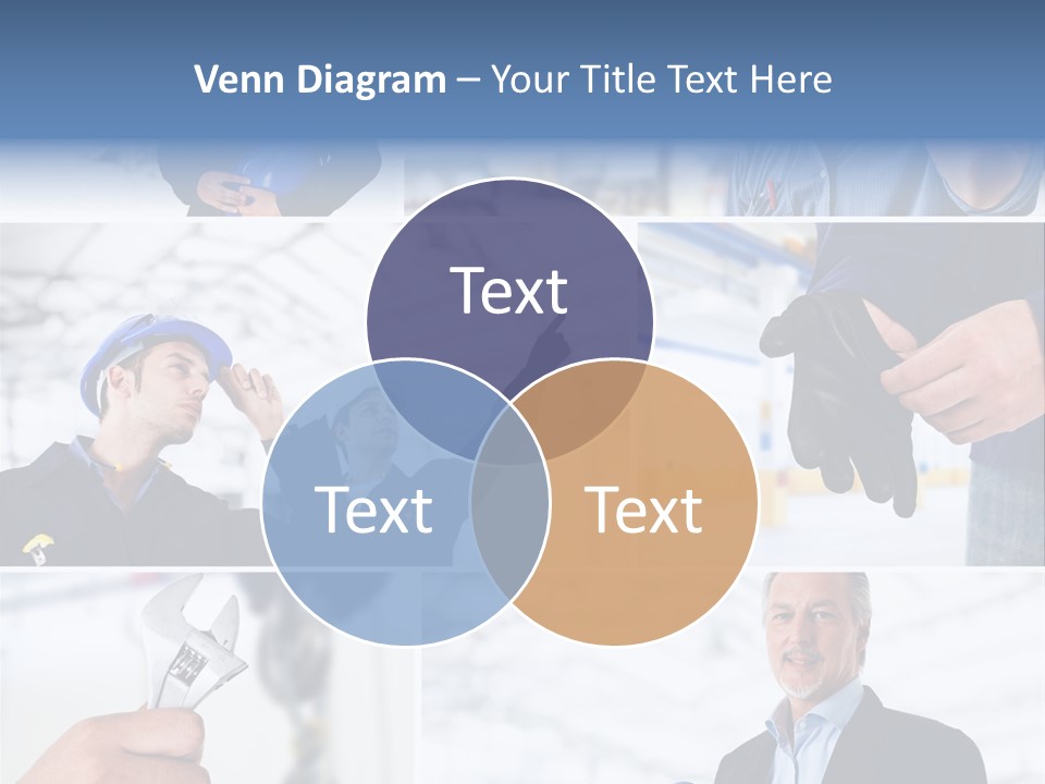 Oil Manager Collage PowerPoint Template