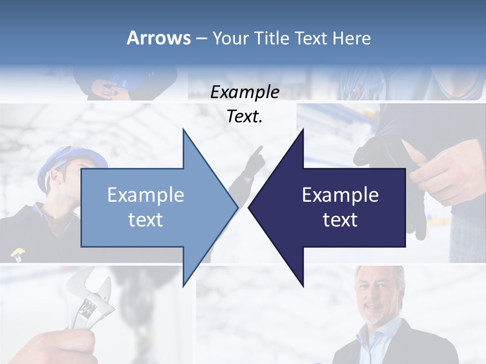 Oil Manager Collage PowerPoint Template