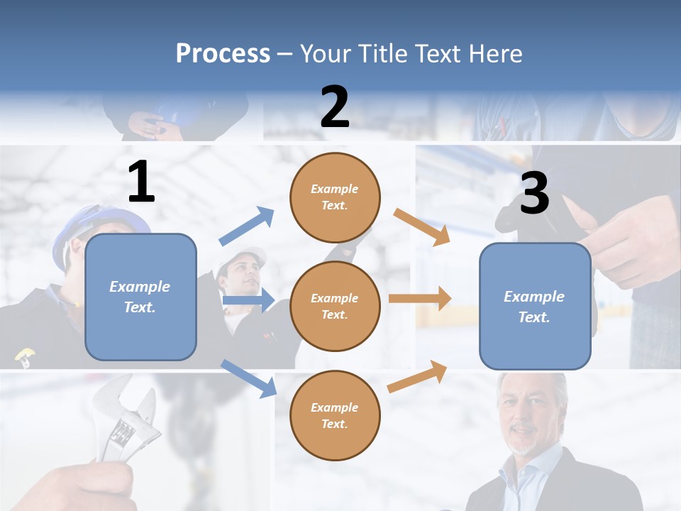 Oil Manager Collage PowerPoint Template