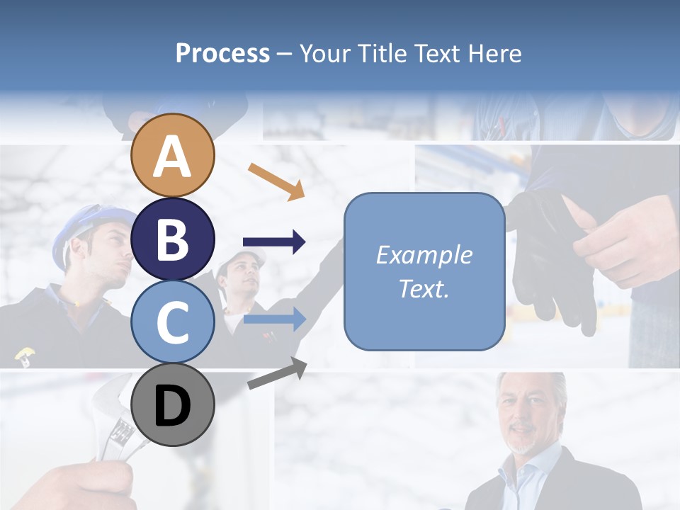 Oil Manager Collage PowerPoint Template