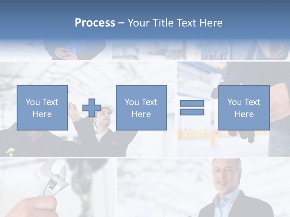 Oil Manager Collage PowerPoint Template