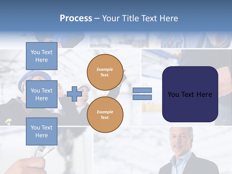 Oil Manager Collage PowerPoint Template
