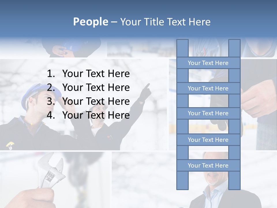 Oil Manager Collage PowerPoint Template