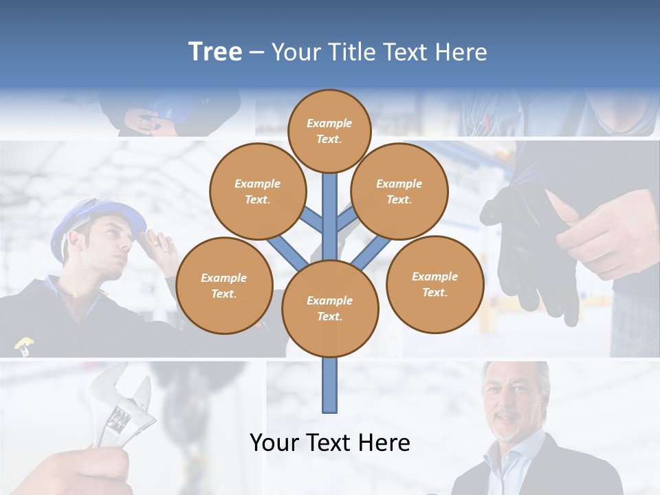 Oil Manager Collage PowerPoint Template