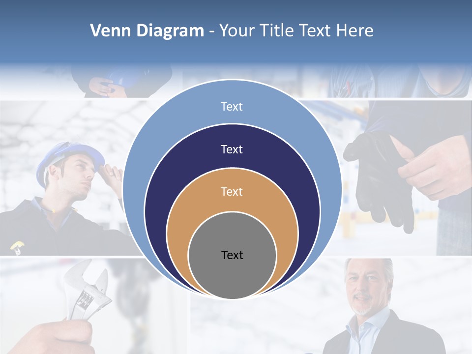 Oil Manager Collage PowerPoint Template