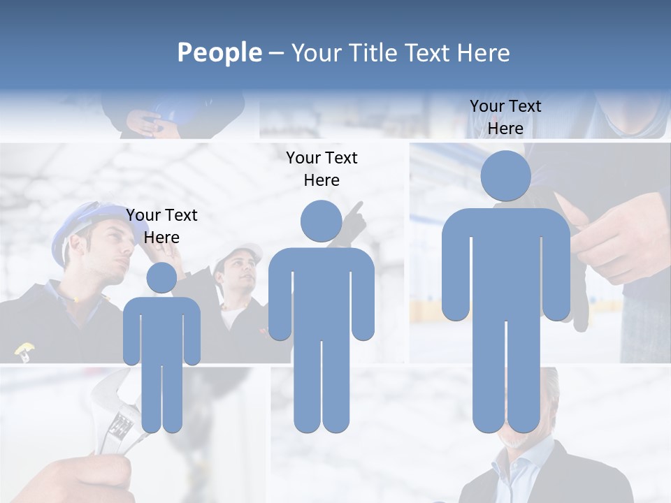 Oil Manager Collage PowerPoint Template