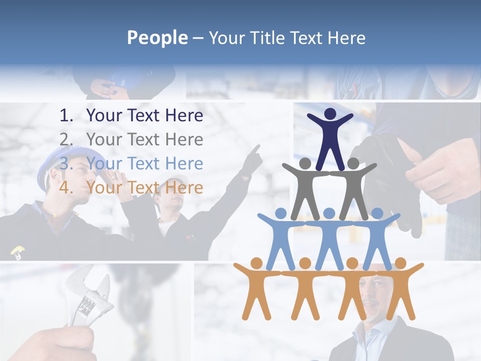 Oil Manager Collage PowerPoint Template