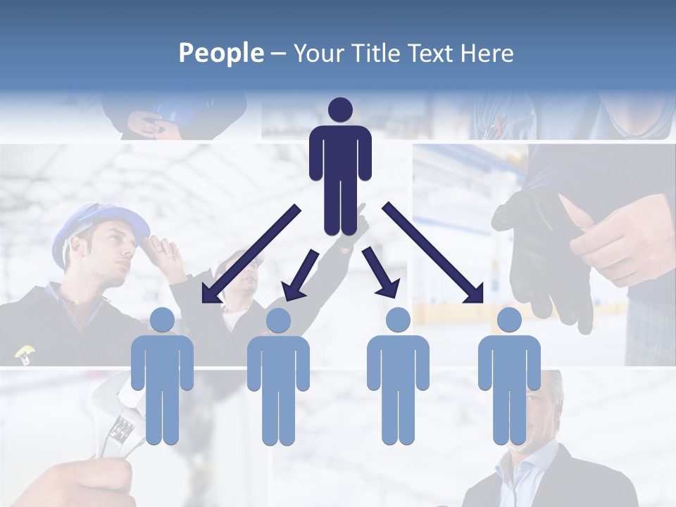 Oil Manager Collage PowerPoint Template