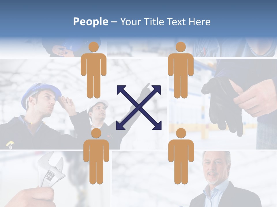 Oil Manager Collage PowerPoint Template