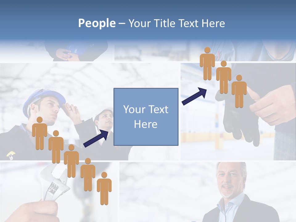 Oil Manager Collage PowerPoint Template