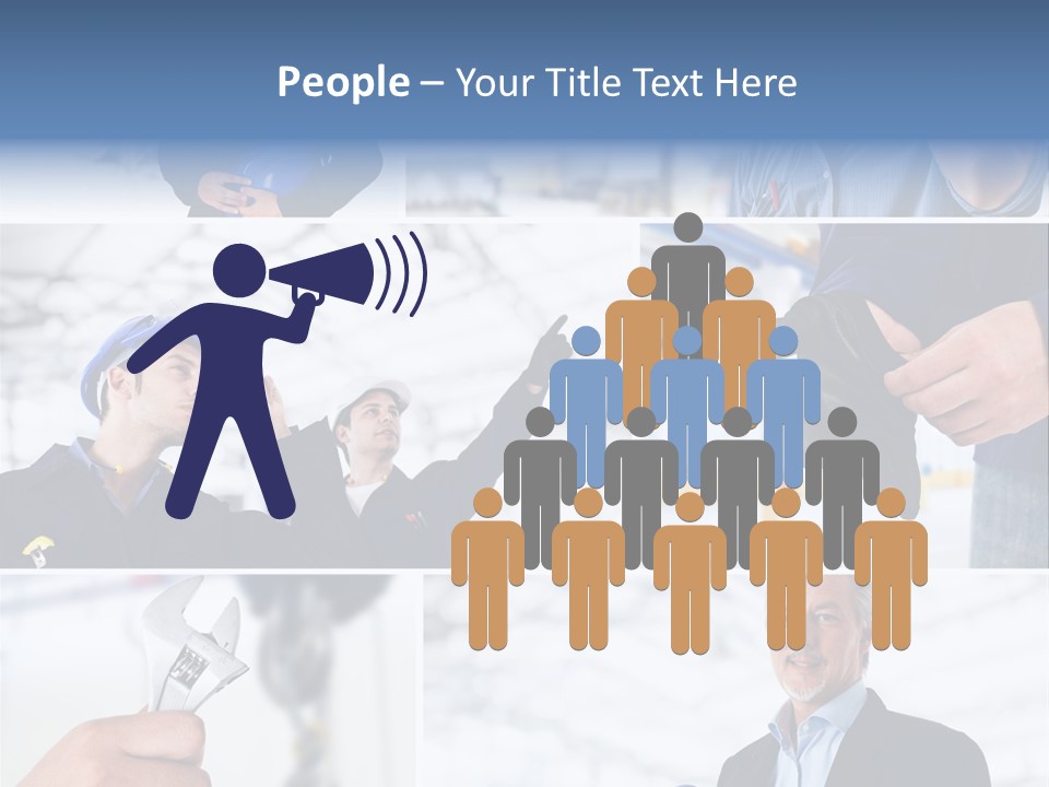 Oil Manager Collage PowerPoint Template