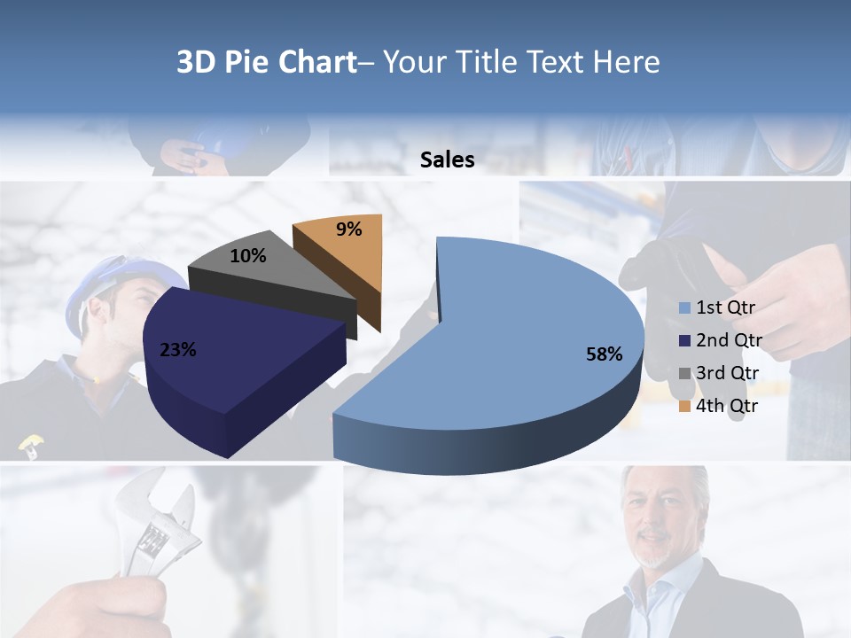 Oil Manager Collage PowerPoint Template