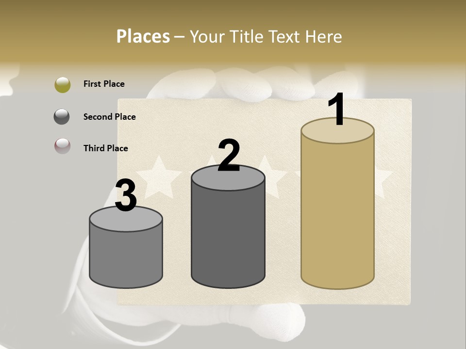First Success Gloves PowerPoint Template