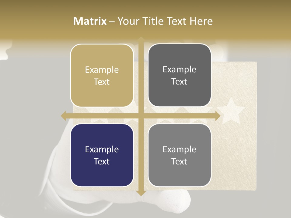 First Success Gloves PowerPoint Template