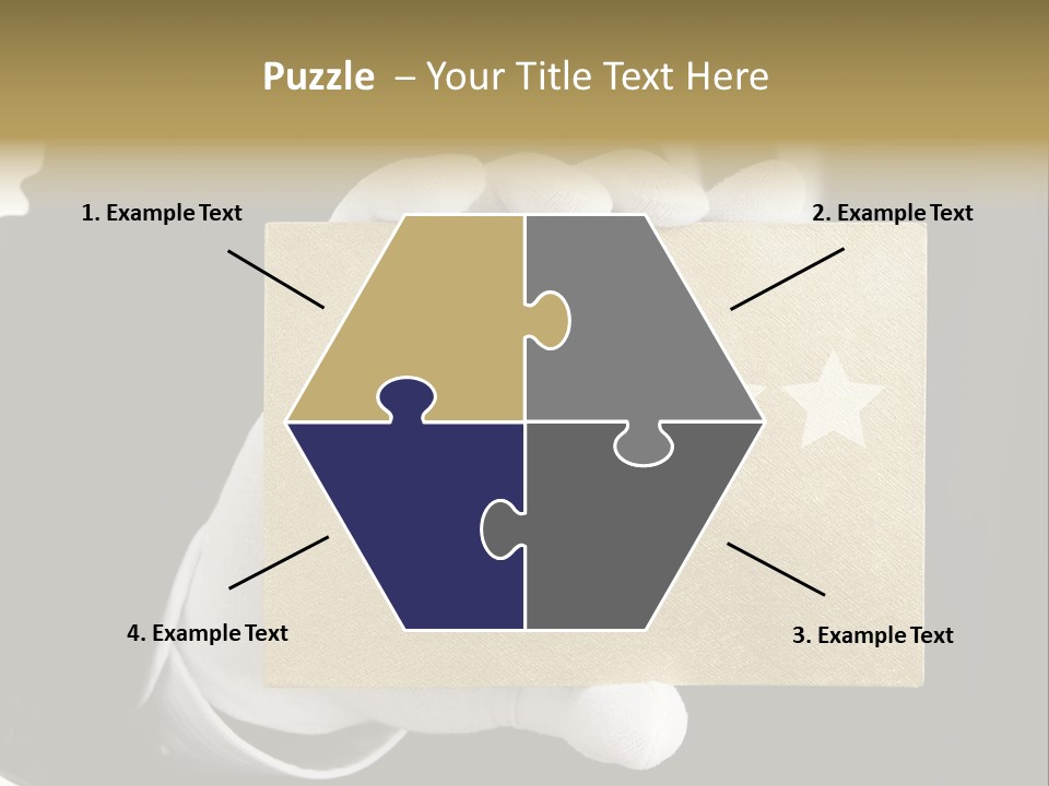 First Success Gloves PowerPoint Template