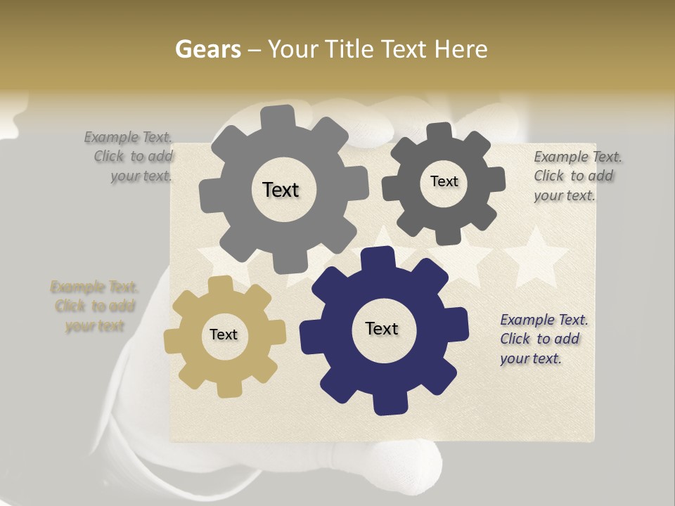 First Success Gloves PowerPoint Template