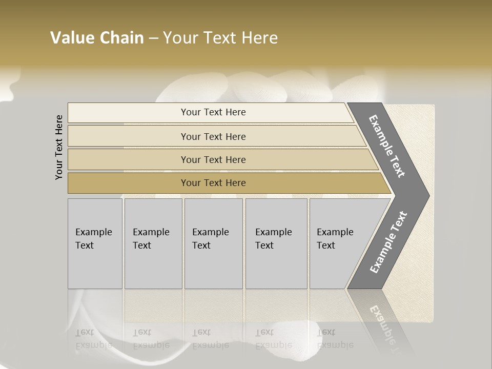 First Success Gloves PowerPoint Template