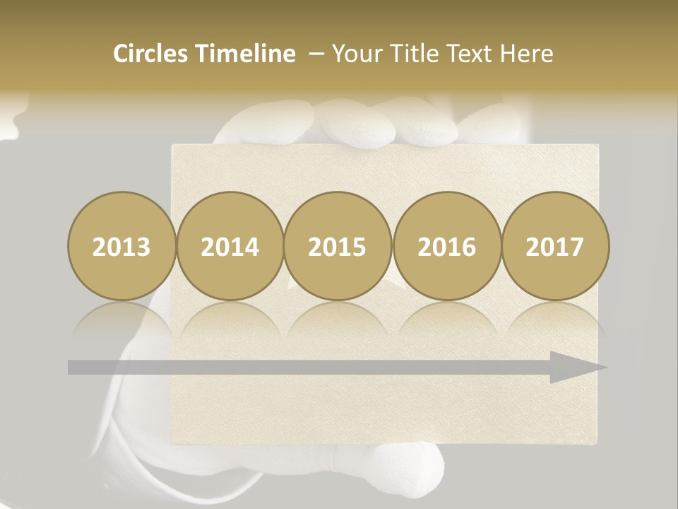 First Success Gloves PowerPoint Template