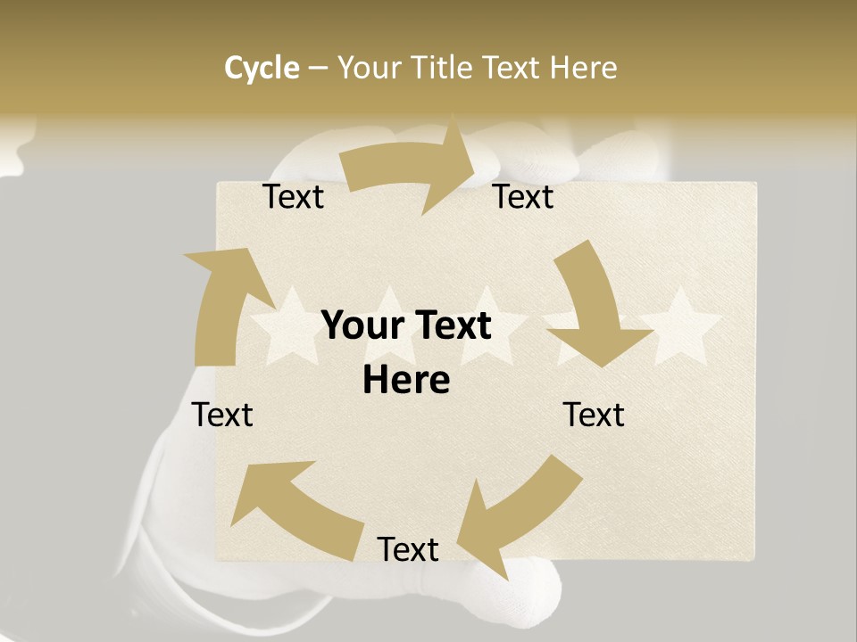 First Success Gloves PowerPoint Template