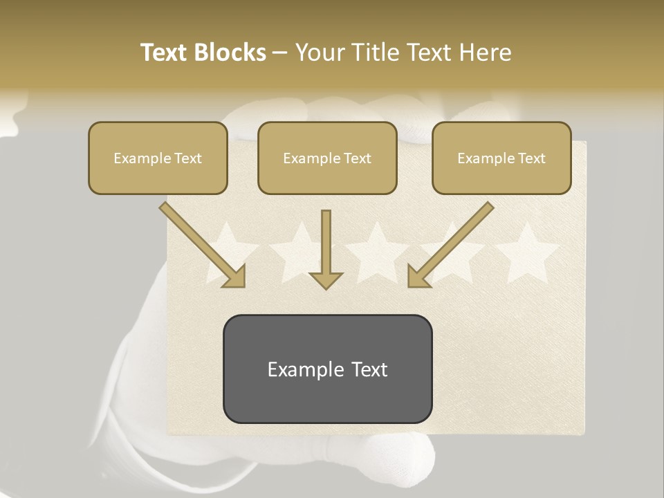 First Success Gloves PowerPoint Template