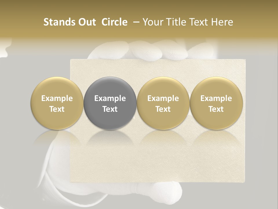 First Success Gloves PowerPoint Template