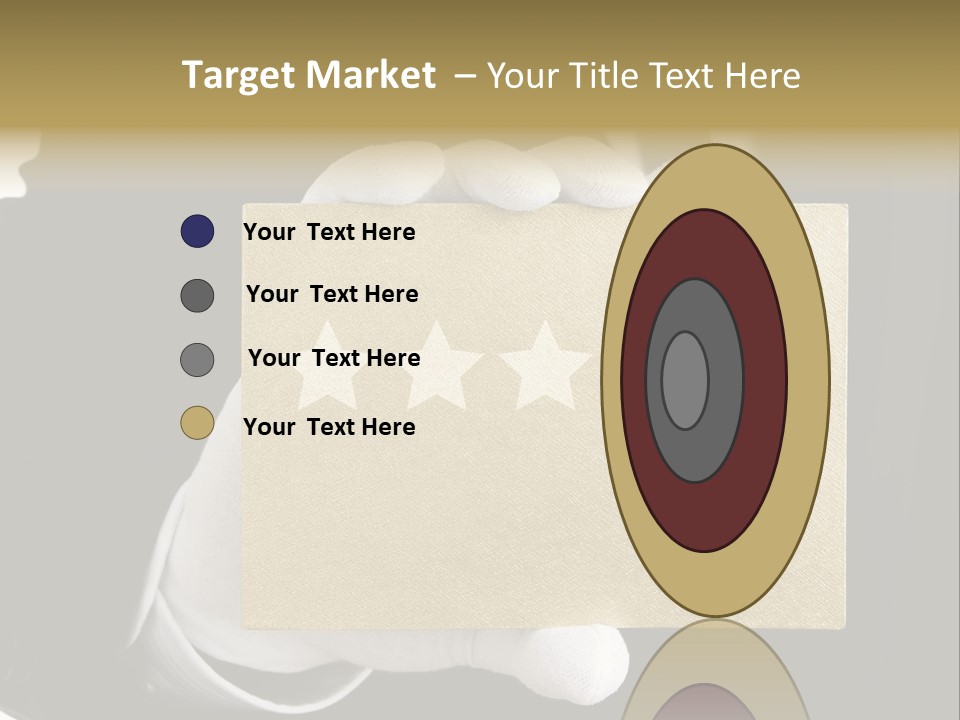 First Success Gloves PowerPoint Template