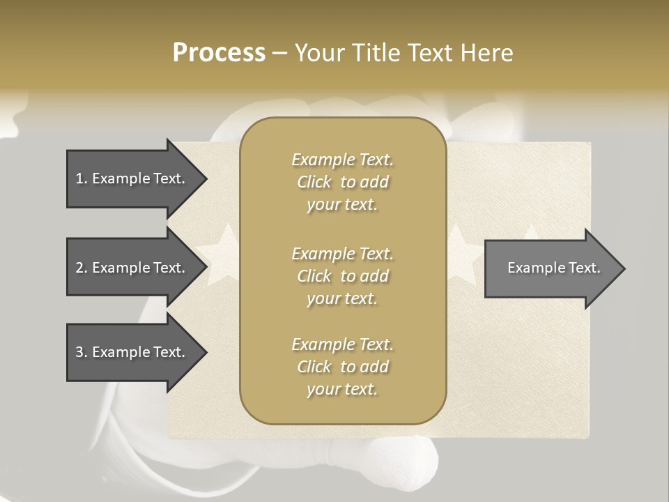 First Success Gloves PowerPoint Template