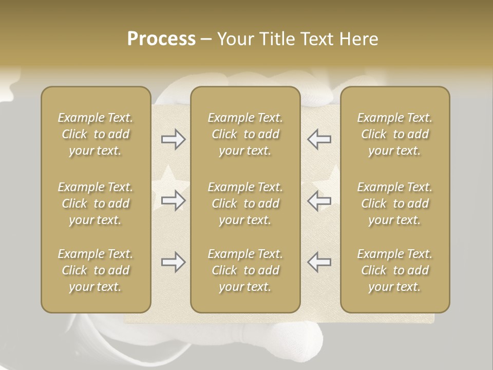 First Success Gloves PowerPoint Template