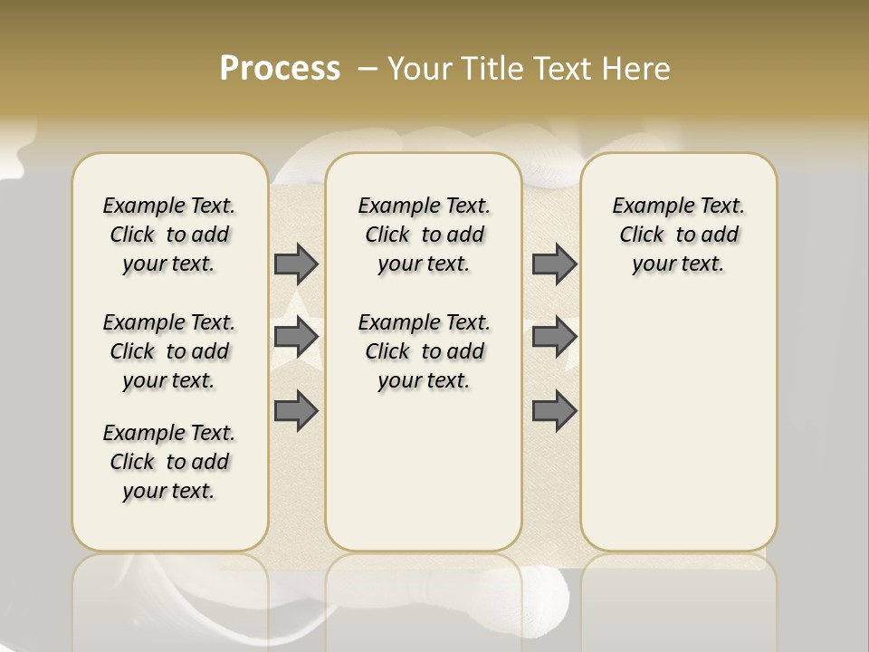 First Success Gloves PowerPoint Template