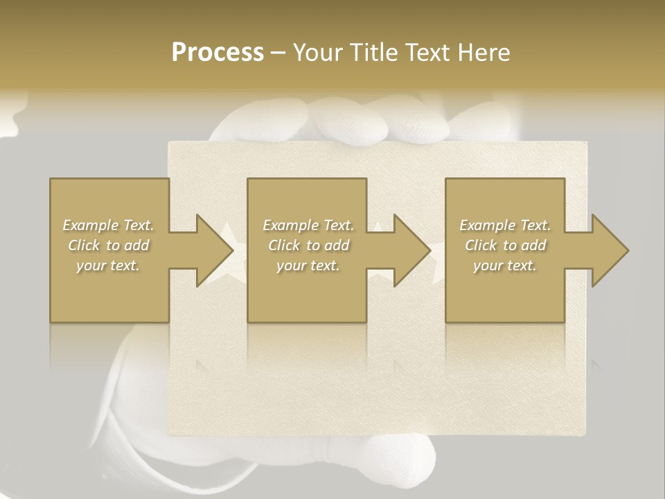 First Success Gloves PowerPoint Template