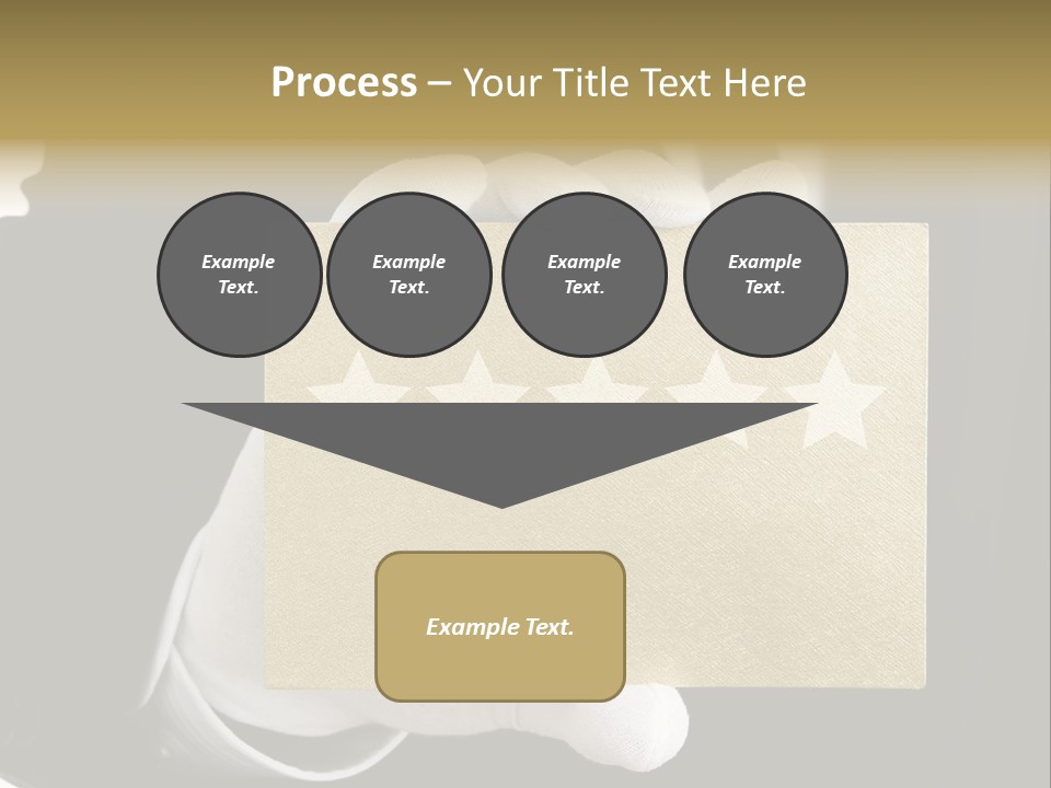 First Success Gloves PowerPoint Template