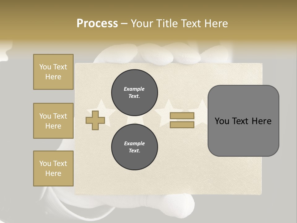 First Success Gloves PowerPoint Template