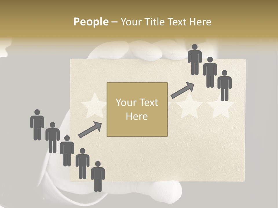 First Success Gloves PowerPoint Template