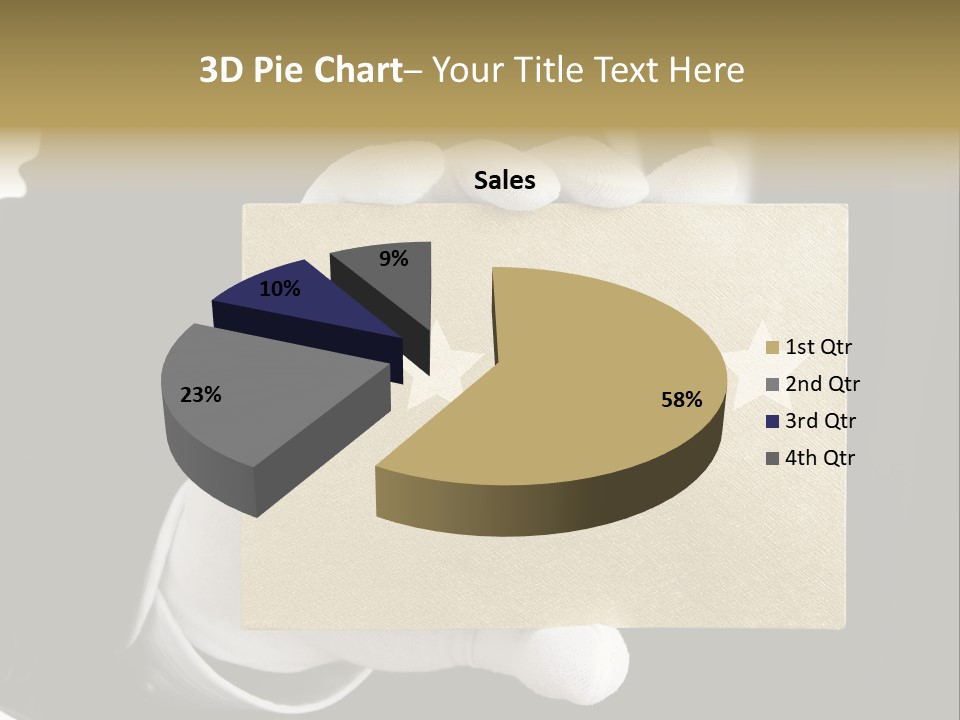 First Success Gloves PowerPoint Template