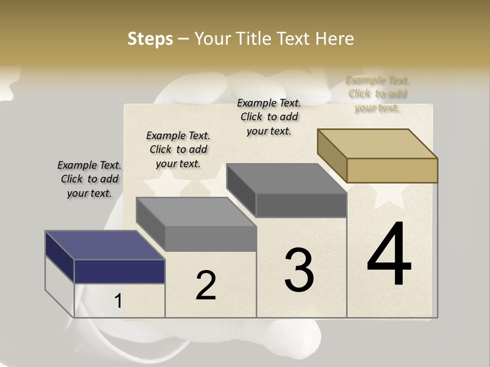 First Success Gloves PowerPoint Template