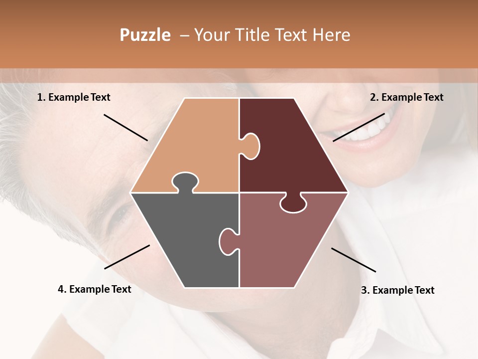 Hugging Couple Male PowerPoint Template