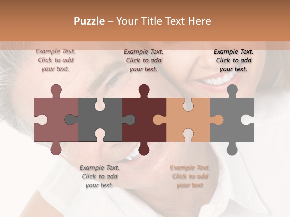 Hugging Couple Male PowerPoint Template