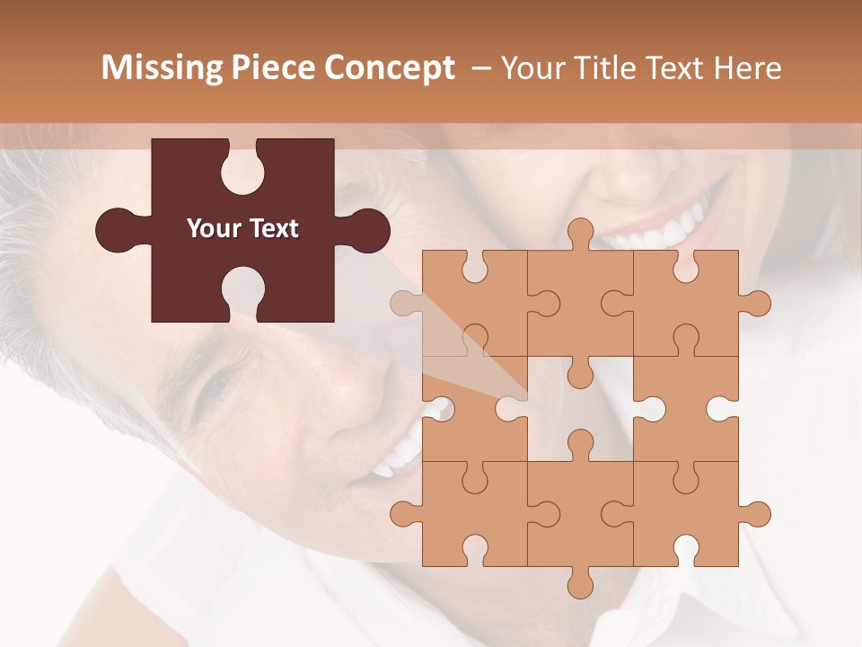 Hugging Couple Male PowerPoint Template