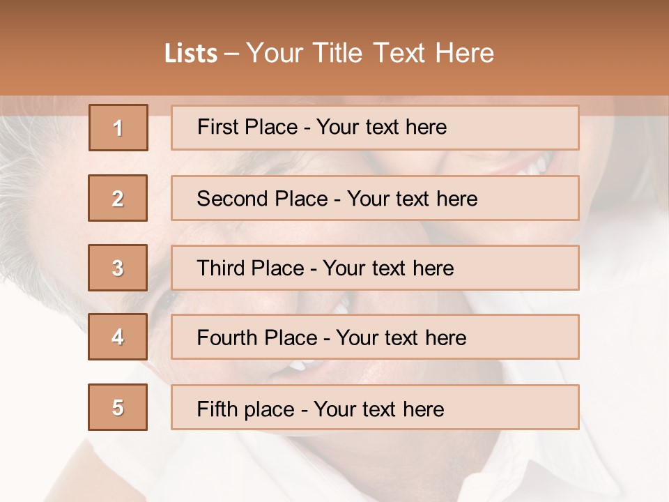 Hugging Couple Male PowerPoint Template