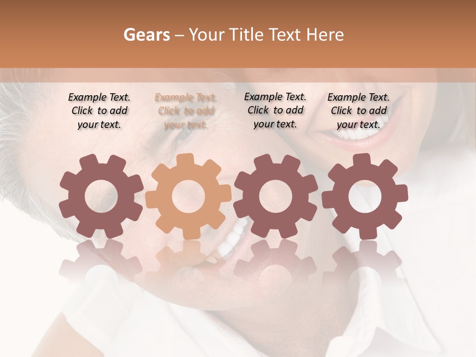 Hugging Couple Male PowerPoint Template