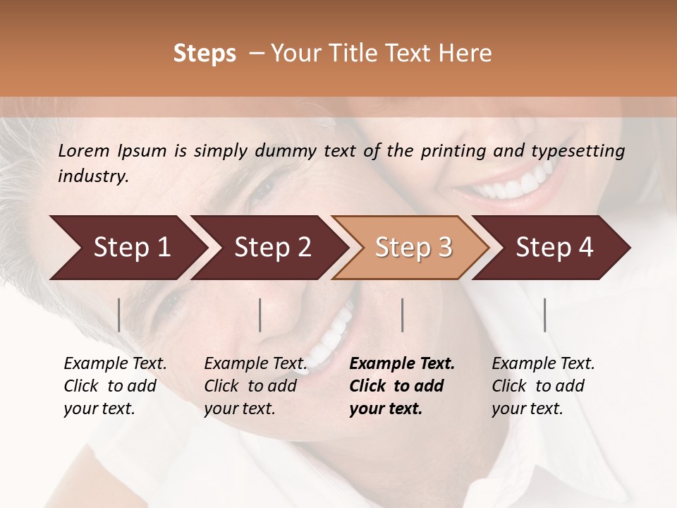 Hugging Couple Male PowerPoint Template