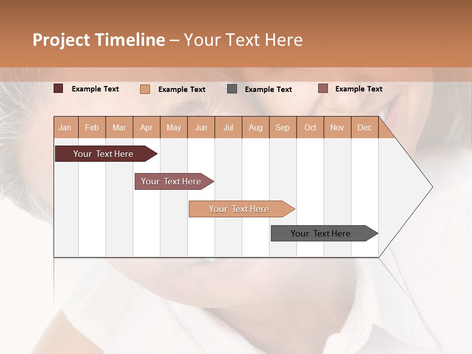 Hugging Couple Male PowerPoint Template