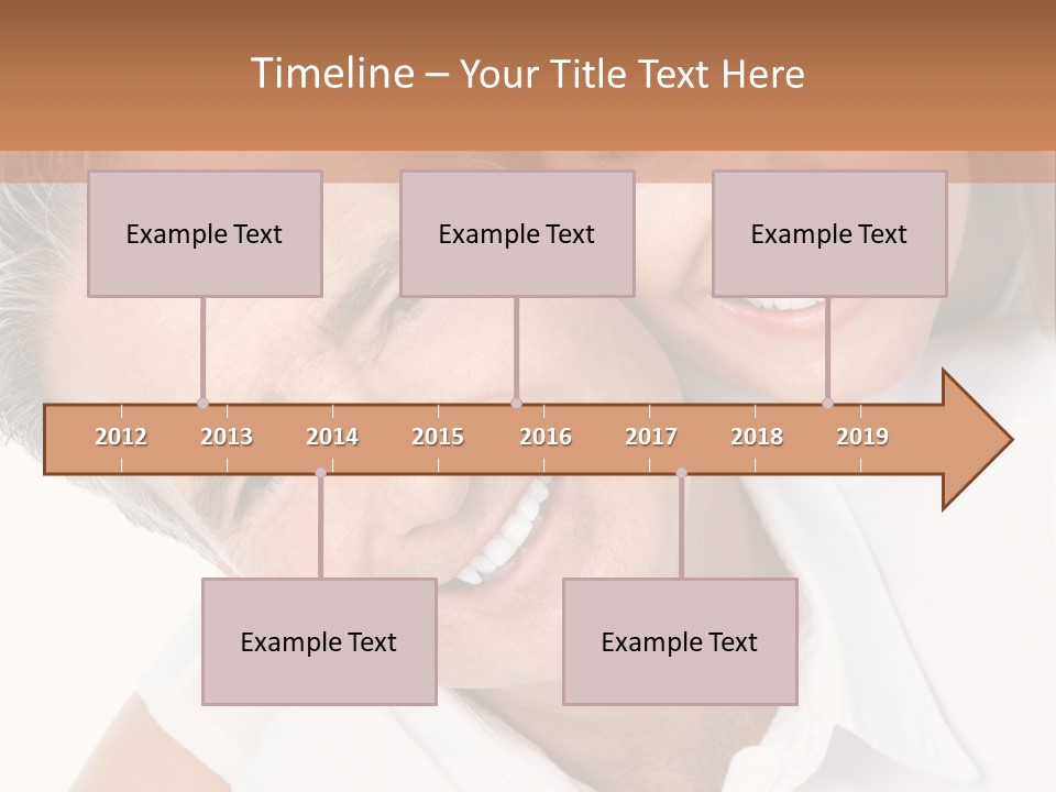 Hugging Couple Male PowerPoint Template