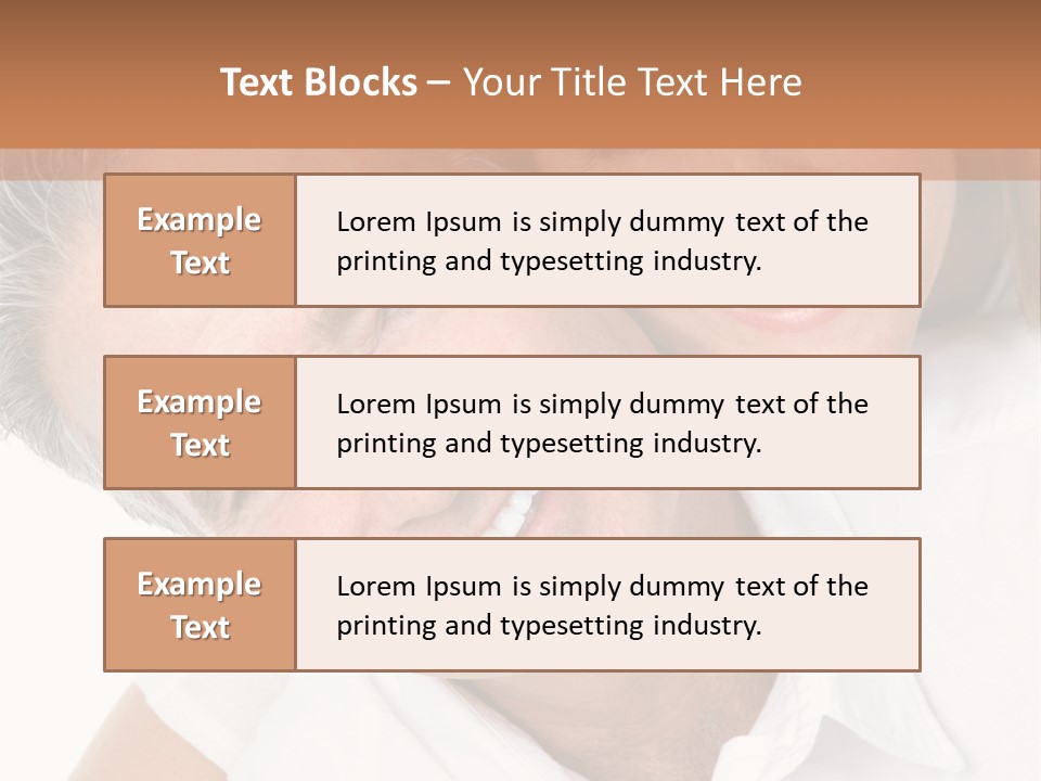 Hugging Couple Male PowerPoint Template