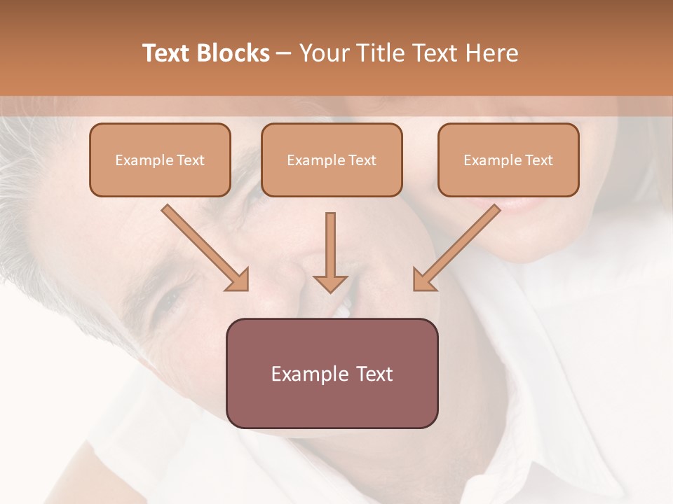Hugging Couple Male PowerPoint Template