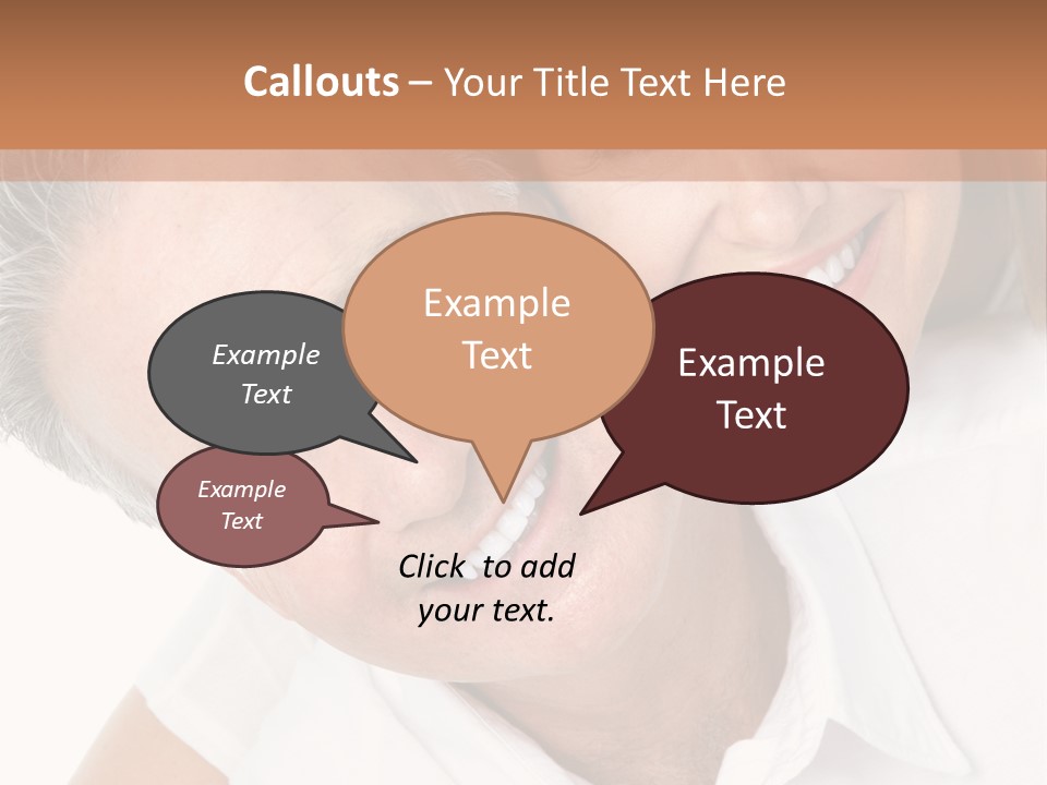 Hugging Couple Male PowerPoint Template