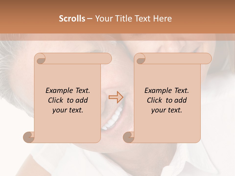 Hugging Couple Male PowerPoint Template