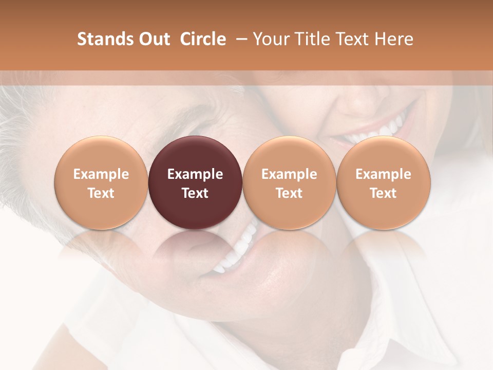 Hugging Couple Male PowerPoint Template