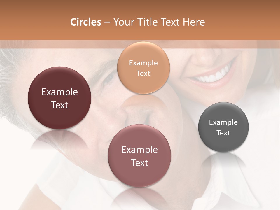 Hugging Couple Male PowerPoint Template