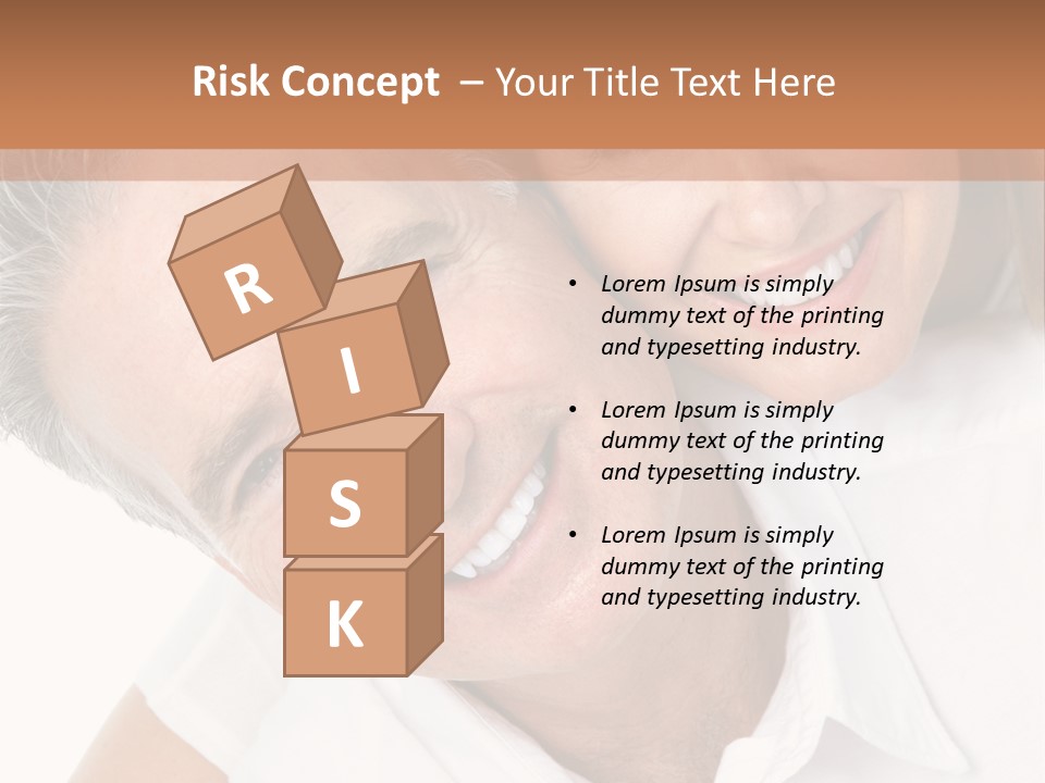 Hugging Couple Male PowerPoint Template